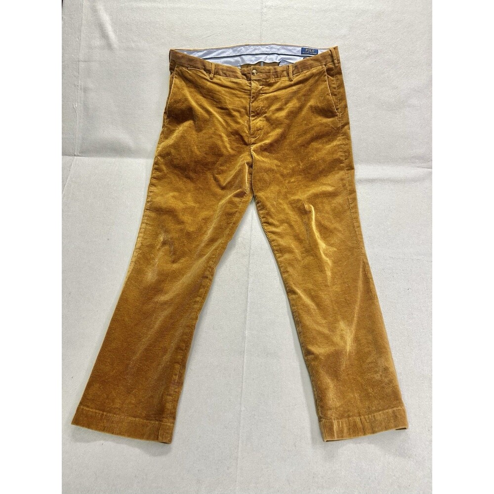 Polo Ralph Lauren Men's Stretch Straight Fit Corduroy Pants Golden Brown 40x32